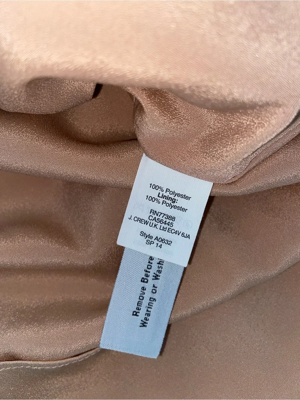 J.Crew Women’s Pleated Chiffon Skirt in Dusty Rose Sz 0